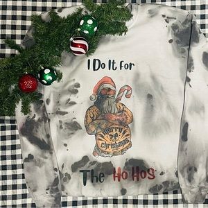 Tattooed Santa sweatshirt Pre cyber Monday sale